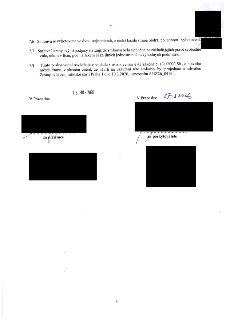 Závěrečná ustanovení smlouvy: 7.6 Smlouva je vyhotovena ve dvou stejnopisech, z nichž každá strana obdrží po jednom vyhotovení. 7.7 Smluvní strany svými podpis…