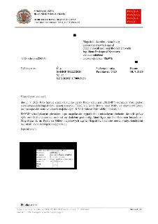 Úřední dopis Správy služeb hlavního města Prahy (SSHMP) ze dne 10. 7. 2026 adresovaný Magistrátu hl. m. Prahy, odboru majetkových agend. Předmětem je souhlas S…