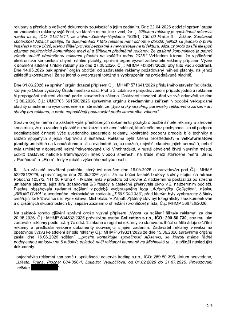 Naskenovaná stránka úředního dokumentu o reklamech, která obsahuje text úředního rozhodnutí či zprávy s daty a čísly jednacími (např. 22.04.2026, adservis medi…
