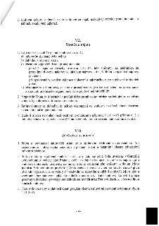 Text smlouvy, část VII. Skončení nájmu a VIII. Závěrečná ustanovení. Článek VII obsahuje podmínky ukončení nájmu (uplynutí doby, dohoda, výpověď pronajímatelem…
