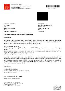 Úřední dokument Magistrátu hlavního města Prahy (MHMP), odbor právní podpory, oddělení svobodného přístupu k informacím. Předmět: Poskytnutí informace podle zá…