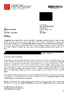 Úřední příkaz Magistrátu hlavního města Prahy, odboru živnostenského a občanskosprávního, č. j. MHMP 800173/2025, ze dne 28.07.2025. Vyřizuje Ing. Leona Štěpán…
