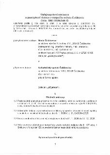 Veřejnoprávní smlouva o poskytnutí dotace z rozpočtu města Čelákovic, číslo: SML/2026/046-ID, uzavřená podle zákona č. 250/2000 Sb. a správního řádu.

Poskytov…