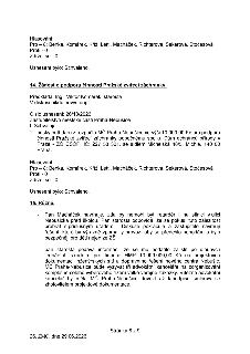 Zápis ze zasedání zastupitelstva MČ Praha-Nebušice ze dne 29.06.2026 (stránka 8 z 9). Obsahuje: 1. Hlasování o bodu 14 (Žádost o podporu činnosti Pražské zvíře…