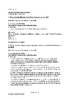 Zápis z jednání Zastupitelstva městské části Praha-Nebušice ze dne 20.04.2026 (strana 3 z 9). Obsahuje: 1. Schválení účetní závěrky MČ Praha-Nebušice za rok 20…
