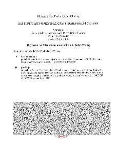 Usnesení Zastupitelstva městské části Praha-Dolní Chabry č. 201/26/ZMČ ze dne 29.04.2026 týkající se ubytovny na Bíleneckém nám. 6/4 v k.ú. Dolní Chabry. I. Za…