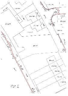Katastrální mapa zobrazující parcely v dané lokalitě. Čísla parcel: 370/293, 370/294, 370/296, 370/297, 370/295, 370/480, 370/498, 370/481, 370/499, 370/314, 3…