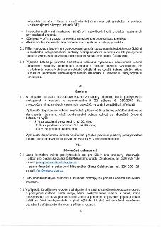Strana 5 smlouvy o poskytnutí dotace. Obsahuje podmínky hospodárnosti (3E), povinnost součinnosti při kontrole (čl. 5.2, 5.3), sankce za porušení rozpočtové ká…