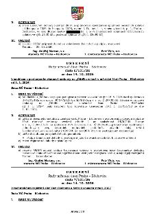 Usnesení Rady městské části Praha – Běchovice číslo 6/101/26 ze dne 14. 10. 2026 k souhlasu s postoupením rámcové smlouvy na „Údržbu zeleně v městské části Pra…