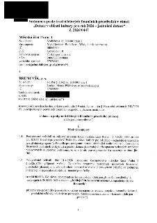 Smlouva o poskytnutí účelových finančních prostředků č. 2026/0447 v rámci 'Dotace v oblasti kultury pro rok 2026 – jednoleté dotace'. Poskytovatel: Městská čás…