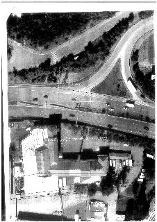 Situační ortofotomapa území s vyznačenými parcelami a rozměry. Obsahuje texty: 'k.ú.Krč', 'parc.č. 2044/2', 'M 1:1000', '6,0m', '30,0m', 'BgB 2 x 0,6m x 1,6m'.…