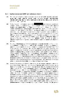 Strana 7/9 právního dokumentu od Frank Bold Advokáti. Obsah: II.2.3 Nepřezkoumatelnost AZÚR 5 pro nedostatek důvodů. Text obsahuje body [25] až [28], které se…