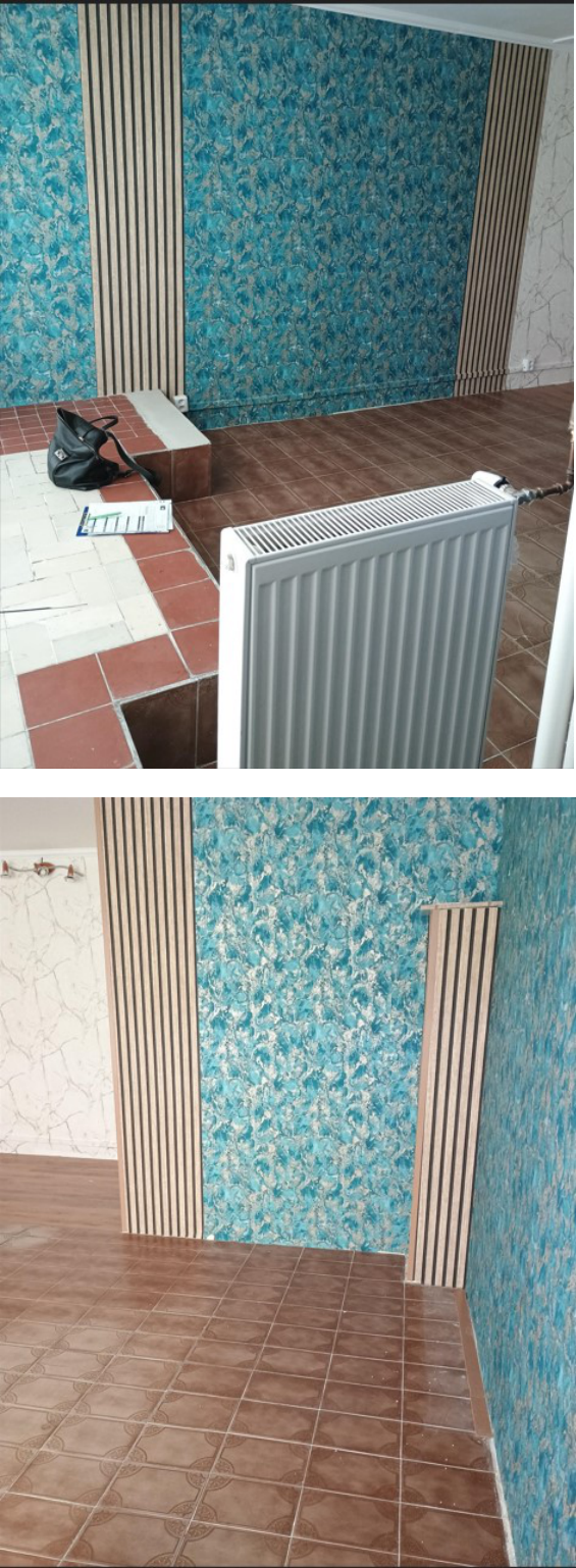 Fotografie interiéru budovy v rámci stavebního řízení.