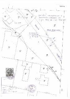 Situační nákres umístění oboustranného reklamního zařízení na pozemku parc. č. 1686/22 v k.ú. Vysočany. Mapa zobrazuje ulici Kbelská, hranu komunikace, směr na…