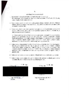 Závěrečná ustanovení smlouvy: 1. Kontaktní místo: odbor ekonomický, Ing. Ivanka Ptáčková, tel. 271 071 653, 775 058 490, e-mail: Ivanka_Ptackova@pocernice.cz.…