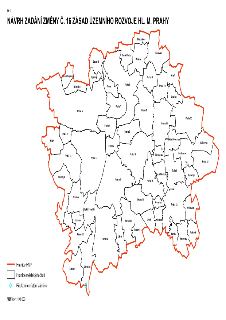 Str. 3
NÁVRH ZADÁNÍ ZMĚNY Č. 16 ZÁSAD ÚZEMNÍHO ROZVOJE HL. M. PRAHY
Legenda: Hranice HMP, Hranice městských částí, Přibližné umístění záměru
Měřítko 1:100 000…