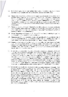 Strana 3 smlouvy o poskytnutí dotace obsahující body 3.5 až 3.12. Body upravují: 3.5 zahrnutí nákladů do závěrečné zprávy, 3.6 povinnost řádného vedení účetnic…