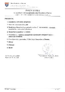 Pozvánka na zasedání č. 26 Zastupitelstva obce Pavlovice u Přerova, které se koná 18. 3. 2026 v 19:00 v zasedací místnosti OÚ Pavlovice u Přerova. Program: 1.…