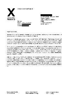 Úřední dopis Městské části Praha 10 adresovaný členu Rady hl. m. Prahy pro oblast financí, rozpočtu, fondů a podpory podnikání. Předmětem je žádost o finanční…