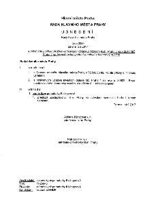 Usnesení Rady hlavního města Prahy č. 2200 ze dne 5.9.2017 k návrhu na poskytnutí účelové investiční dotace MČ Praha 1 na bezpečnostní opatření a městský kamer…