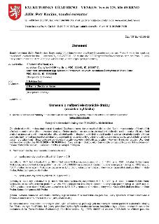 EXEKUTORSKÝ ÚŘAD BRNO – VENKOV, Veveří 125, 616 45 BRNO
Judr. Petr Kocián, soudní exekutor
tel. +420 544 508 311, fax. +420 544 508 312, mail: podatelna@exekut…