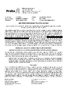 Městská část Praha 3, Úřad městské části, Odbor ochrany životního prostředí, Oddělení životního prostředí. V Praze dne 20.10.2026. Spisová značka: S UMCP3 5413…