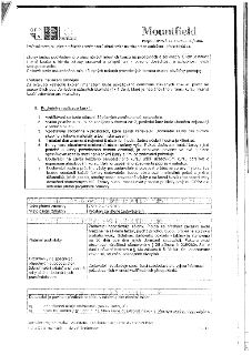 Dokument projektu 'Profesní rozvoj skupiny pražských zaměstnanců ohrožených na trhu práce společnosti Mountfield a.s.' (projekt OPPA č. CZ.2.17/1.1.00/34087).…