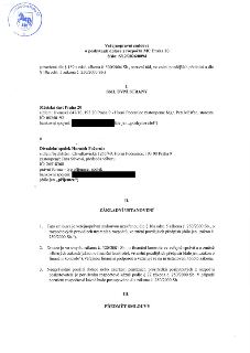 Veřejnoprávní smlouva o poskytnutí dotace z rozpočtu MČ Praha 20, číslo: S/12/2026/0094. Smluvní strany: Poskytovatel: Městská část Praha 20, sídlo: Jívanská 6…