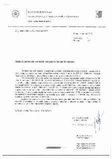 Dokument Policie ČR, Krajské ředitelství policie hl. m. Prahy, odbor služby dopravní policie, č. j. KRPA-202-41/ČJ-2011-0000Dž ze dne 4. ledna 2012. Předmět: Ž…