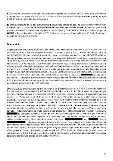 Úřední dokument (strana 2/5) obsahující rozhodnutí o uložení pokuty za přestupek. II. Uložení pokuty ve výši 8 000 Kč. III. Platební údaje: účet 140011-5157998…