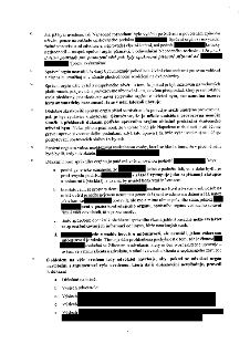 Strana 7 právního dokumentu (odvolání), obsahující body 52 až 58. Text kritizuje postup správního orgánu, který podle odvolatele nevycházel z dostatečných podk…