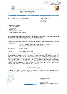 Závazné stanovisko ke zvláštnímu užívání komunikace a stanovisko k související přechodné úpravě provozu na pozemní komunikaci – souhrnné stanovisko. Vydal KRAJ…