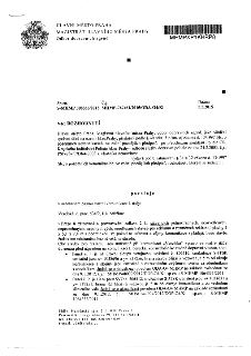 Rozhodnutí Magistrátu hlavního města Prahy, odboru dopravních agend, ze dne 5.5.2015 (sp. zn. S-MHMP 388366/2015, č. j. MHMP-767461/2015/ODA-O4/KI). Rozhodnutí…