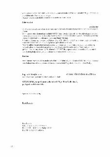 Dokument 'Odůvodnění' (strana 2/2) rozhodnutí o povolení zřizování a provozování reklamních panelů v silničním ochranném pásmu. Klíčové informace: souřadnice S…