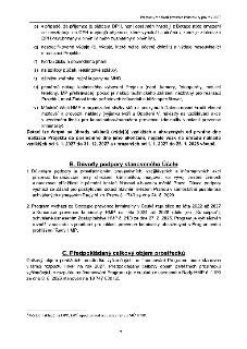 Strana 7 dokumentu 'Programy v oblasti prevence kriminality pro rok 2027'. Obsahuje body p) až v) definující neuznatelné náklady (např. DPH pro plátce, nespeci…