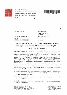 HLAVNÍ MĚSTO PRAHA, MAGISTRÁT HLAVNÍHO MĚSTA PRAHY, Odbor pozemních komunikací a drah, Oddělení silničního správního úřadu. STEJNOPIS. Váš dopis zn./ze dne: -,…