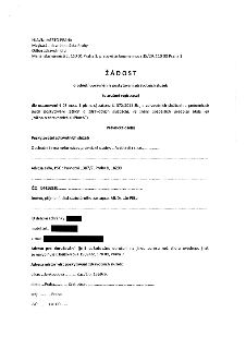 HLAVNÍ MĚSTO PRAHA, Magistrát hlavního města Prahy, Odbor zdravotnictví, Mariánské náměstí 2, 110 01 Praha 1, pracoviště Jungmannova 35/29, 110 00 Praha 1. ŽÁD…