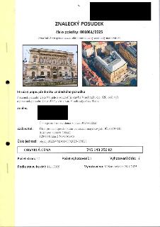 Znalecký posudek číslo položky: 001081/2025, obor: ekonomika, ceny a odhady nemovitostí. Předmět posudku: Pozemek parcelní číslo 99, jehož součástí je stavba V…