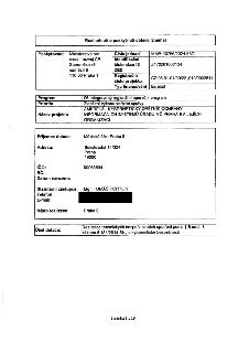 Rozhodnutí o poskytnutí dotace (změna). Poskytovatel: Ministerstvo pro místní rozvoj ČR, Staroměstské náměstí 6, 110 00 Praha 1. Číslo jednací: MMR-43766/2024-…