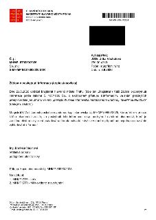 Úřední dokument Magistrátu hlavního města Prahy, Odbor stavebního řádu, oddělení právní. Č. j.: MHMP 879339/2026, Sp. zn.: S-MHMP 840766/2026/STR. Datum: 8.9.2…