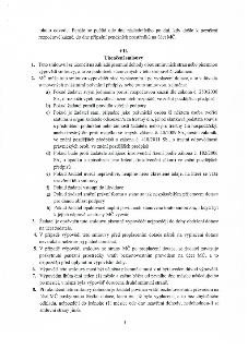 Text dokumentu, článek VII. Ukončení smlouvy. Obsahuje body 1 až 8 definující podmínky ukončení smlouvy, výpovědní lhůty, důvody pro výpověď ze strany MČ (např…
