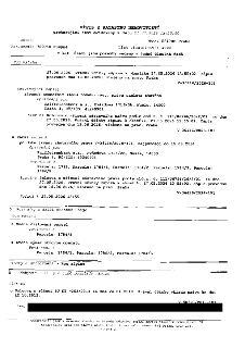 Výpis z katastru nemovitostí, stav k 21.07.2026. Okres: Praha, Katastrální území: 729710 Ruzyně, List vlastnictví: 4090. Záznamy: 1) Závazek neumožnit zápis no…