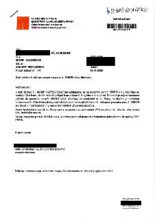 Vnitřní sdělení Magistrátu hlavního města Prahy, odboru hospodaření s majetkem, oddělení využití a správy pozemků. Číslo jednací: MHMP 392388/2025, spisová zna…