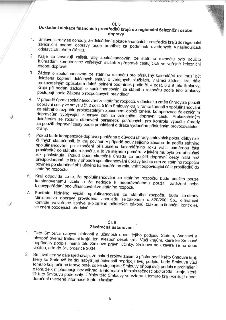 Text dokumentu obsahující Článek 5: Dokládání alokace finančních prostředků krajů do regionální železniční osobní dopravy (7 bodů) a Článek 6: Závěrečná ustano…