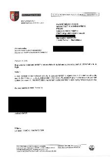 Úřední dopis Městské části Praha 14 adresovaný Magistrátu hlavního města Prahy ze dne 20. 03. 2026. Předmět: Stanovisko k žádosti MHMP o stanovisko k úplatnému…