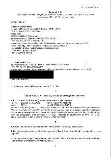 Dodatek č. 11 ke Smlouvě o nájmu nebytových prostor č. NAN/83/01/008954/2013 (ev. č. 97/20/15) uzavřené dne 30. 4. 2013 v platném znění.
Smluvní strany:
1. Hla…