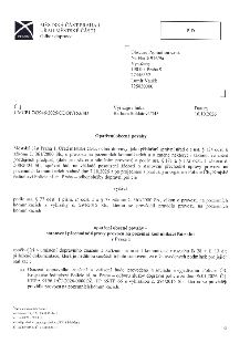 MĚSTSKÁ ČÁST PRAHA 1, ÚŘAD MĚSTSKÉ ČÁSTI, Odbor dopravy. Č. j.: UMCP1 743946/2026/ODOP/153/SD. Vyřizuje / linka: Barbora Soldátová/345. Datum: 16.10.2026. Adre…