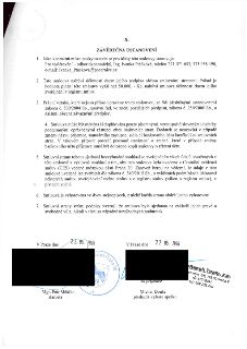 Závěrečná ustanovení smlouvy (článek X.): 1. Kontaktní místo: Ing. Ivanka Ptáčková, tel. 271 071 653, 775 058 490, e-mail: Ivanka_Ptackova@pocernice.cz. 2. Sml…
