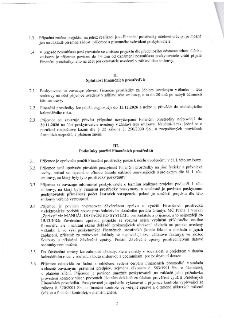 Strana 2 smlouvy o poskytnutí finančních prostředků. Obsahuje body: 1.3 (změna projektu), 1.4 (nesouhlas poskytovatele), II. Splatnost finančních prostředků (b…