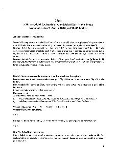 Zápis z 16. zasedání Zastupitelstva městské části Praha-Troja, konaného dne 3. února 2026 od 18:00 hodin. Zasedání zahájil starosta Ing. Tomáš Bryknar v 18:10.…